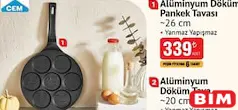 CEM ALÜMİNYUM DÖKÜM PANKEK TAVASI 26 CM CEM ALÜMİNYUM DÖKÜM PANKEK TAVASI 26 CM
